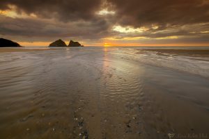 Holywell Bay Beach