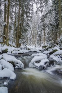 Höllfall im Winter