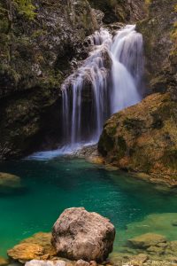 Unterwegs in der Vintgar-Klamm